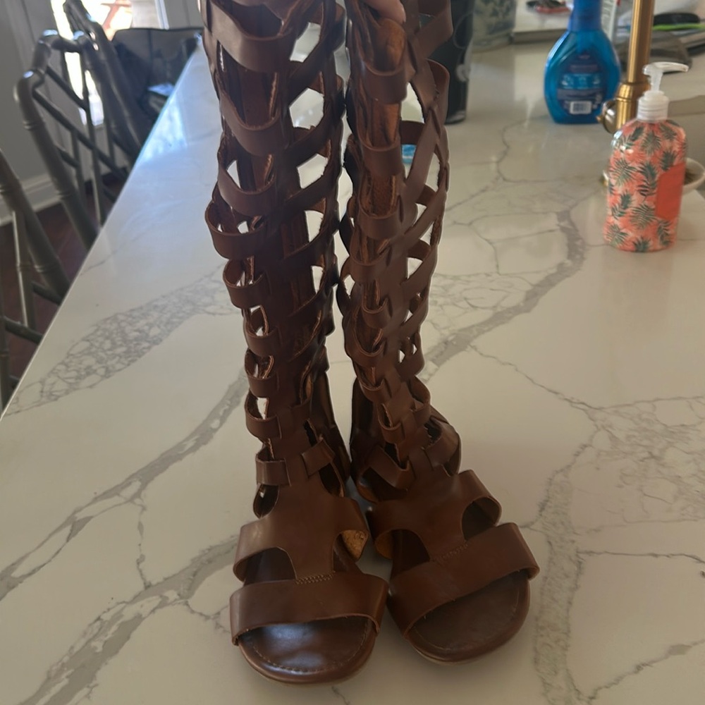 Mia tall gladiator sandal